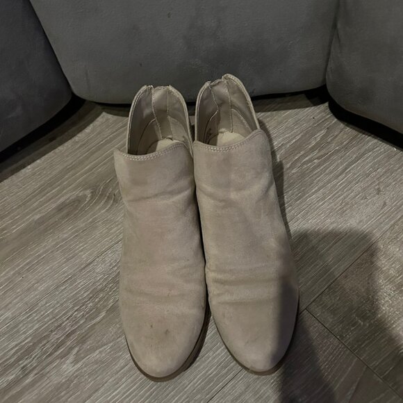 Womens Ankle booties cream - Picture 3 of 6